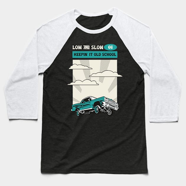 Low and slow classic lowrider Baseball T-Shirt by Rdxart